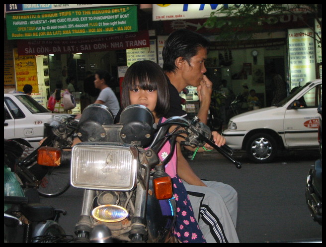 One of the staff from cafe Ba Ba Ba in Ho Chi Minh city